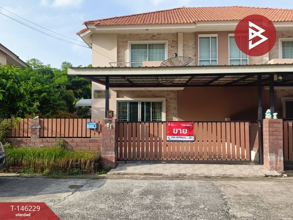 Semi-detached house for sale, Pruksa Thara Village, Uthai Thani.