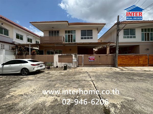 บ้านเดี่ยว 2 ชั้น 41.2 ตร.ว. หมู่บ้านอรุณวรรณ4 ซอยเลียบคลองสอง28 ถนนเลียบคลองสอง เขตคลองสามวา กรุงเทพมหานคร