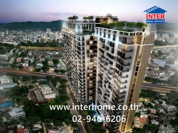 Condominium 25 sq m. Plus Condominium Hat Yai 2 near Saphan Dam intersection. Next to Rat Uthit Road, Phetkasem Road, Hat Yai, Songkhla