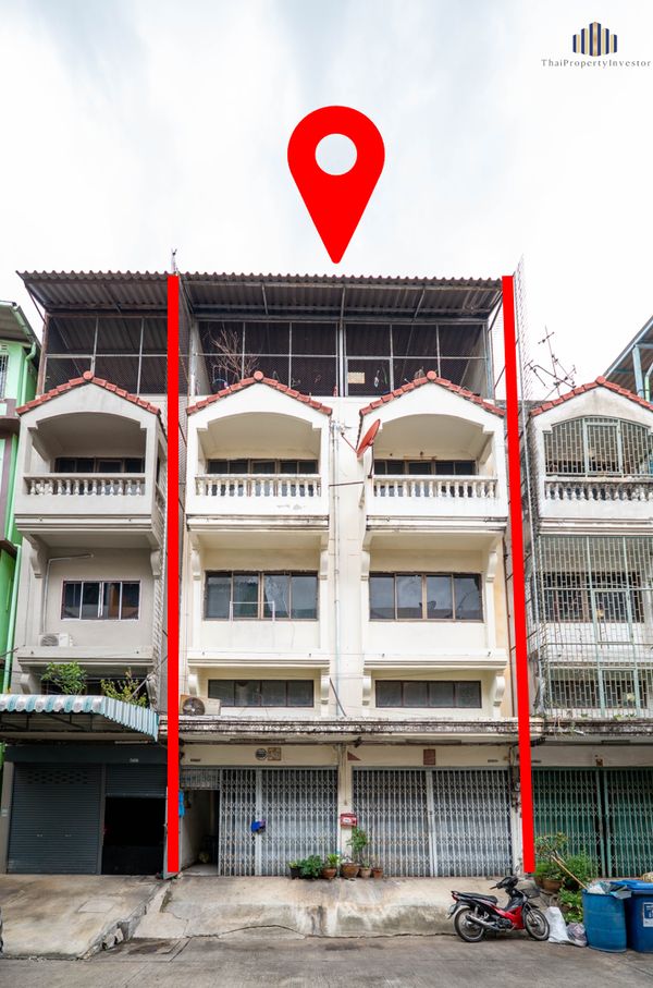 Priced Below Market Value! Excellent Investment Opportunity! For sale: 2 adjoining commercial buildings (4 storeys + rooftop) on 40 Sq.Wah, located in DK Bang Bon Village. Convenient access to Ekkachai, Rama II, and Kanchanaphisek Roads. 