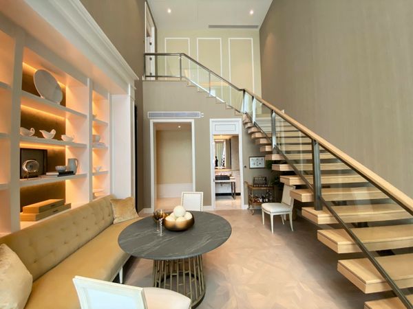 Exclusive Residence Duplex 2 Beds, | The Residences at Mandarin Oriental | Riverside condo, Icon Siam, BTS Charoen Nakhon.