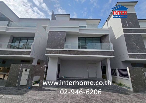 บ้านเดี่ยว 3 ชั้น 60.2 ตร.ว. หมู่บ้านไฮบิวรี่ วัชรพล - รามอินทรา ซอยร่วมมิตรพัฒนา แยก6-3 ถนนสุขาภิบาล5 ถนนร่วมมิตรพัฒนา เขตบางเขน กรุงเทพมหานคร