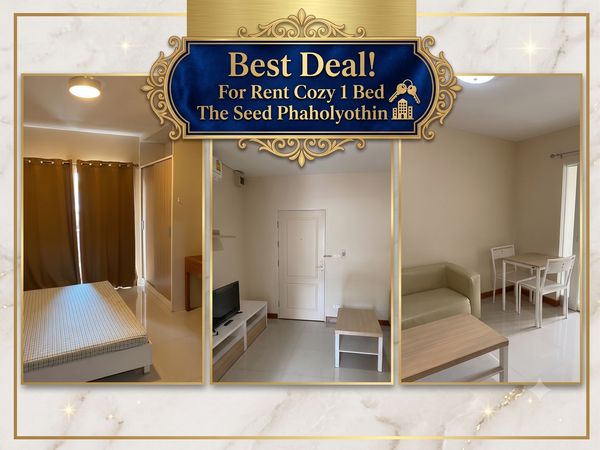 ✨Best Deal! For Rent 1 Bed The Seed Phaholyothin 14 near Ari BTS✨
