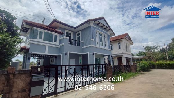 บ้านเดี่ยว 2 ชั้น 55.1 ตร.ว. หมู่บ้านธนาสิริ รัตนาธิเบศร์ ถนนรัตนาธิเบศร์ ถนนราชพฤกษ์ ถนนกาญจนาภิเษก บางบัวทอง นนทบุรี