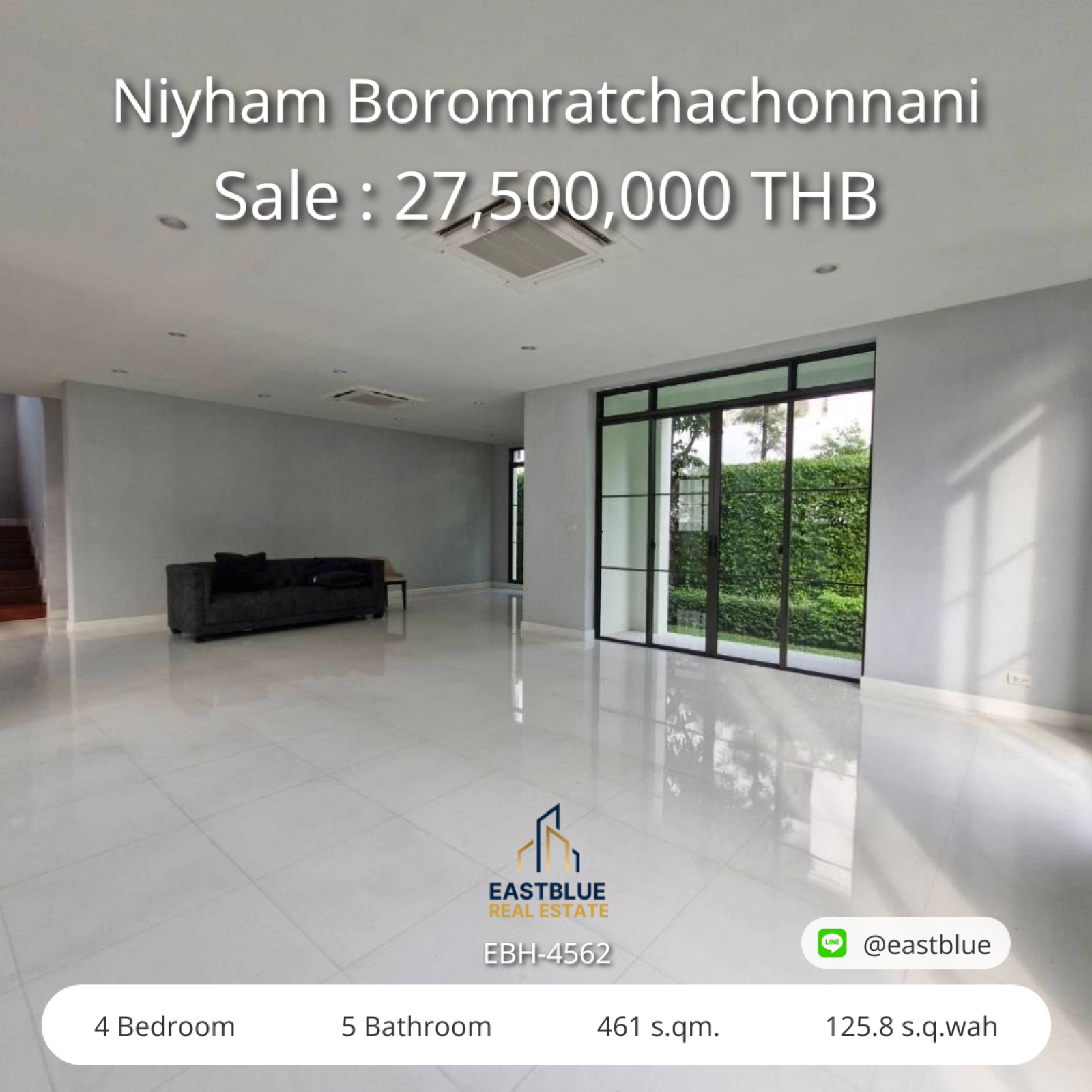 Luxury Mansion for Sale NIYHAM Boromratchachonnani 461 sq.m. on 125.8 sq.wah 27,500,000 THB