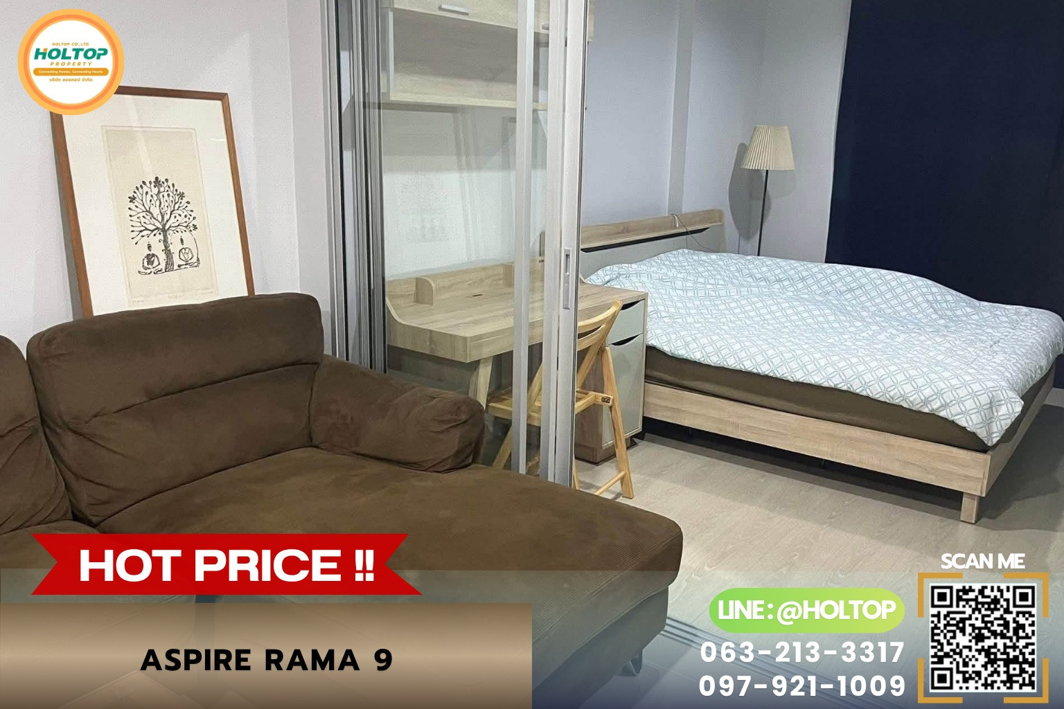 #R10669 🎉 250769 Condo for rent Aspire Rama 9 #R10669 🎉 250769 Condo for rent Aspire Rama 9