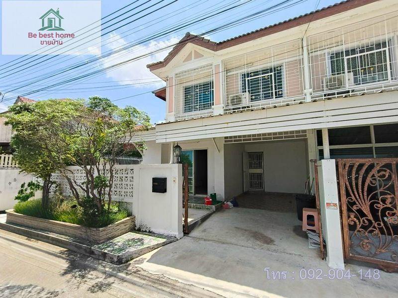 ขายบ้านแฝดห้องมุม หน้าบ้านเป็นสวนสาธารณะ ขายบ้านแฝดห้องมุม หน้าบ้านเป็นสวนสาธารณะ