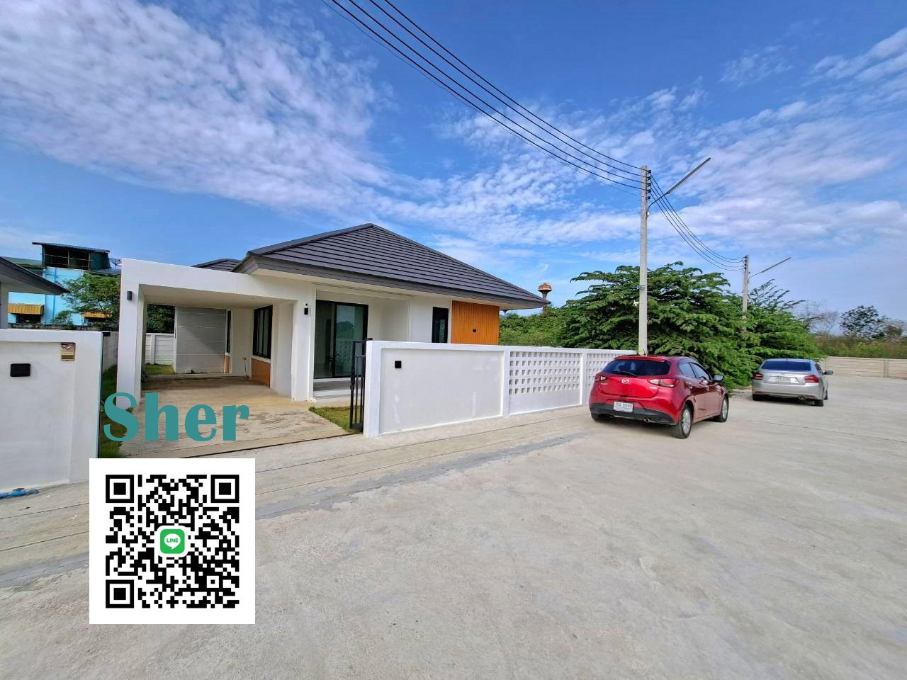 House for sell, ready to move in at Amphor Banpong  – รูปที่ 2