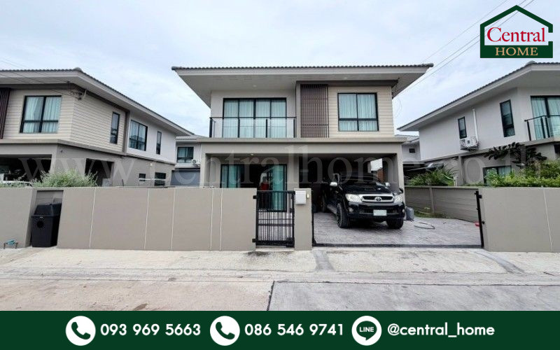 Single house, Bhumjai Niwet, Project 2, Phra Samut Chedi.