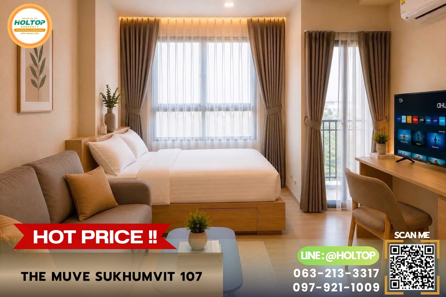 #R10667 🎉 250769 Condo for rent THE MUVE Sukhumvit 107 #R10667 🎉 250769 Condo for rent THE MUVE Sukhumvit 107