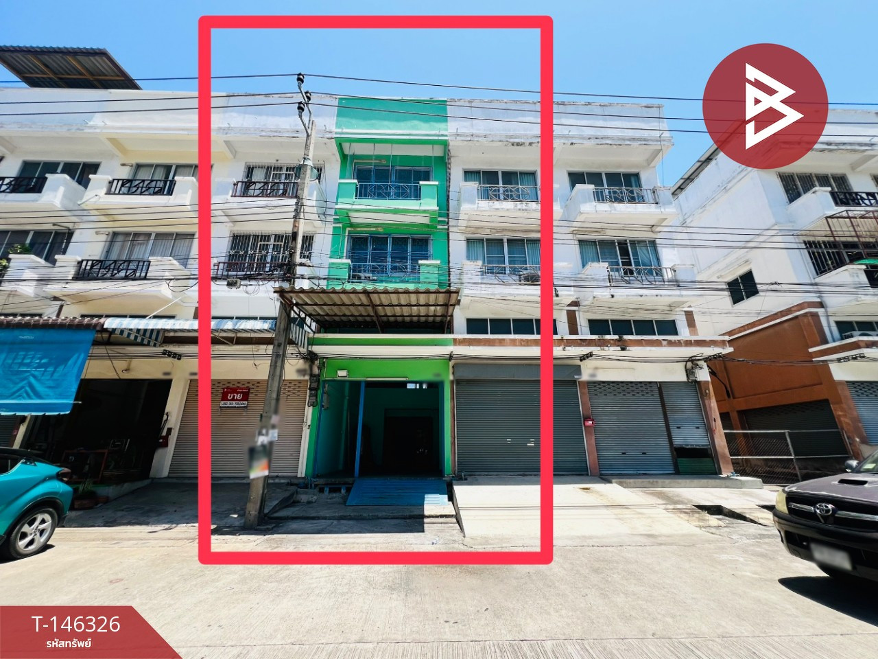 Commercial building for sale Subrungruang City Village, Bang Pu, Samut Prakan