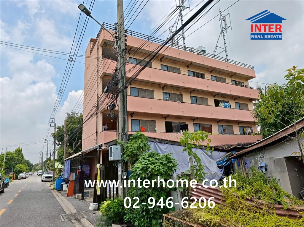 4-story apartment, 86 sq m, apartment near Don Mueang Airport. Soi Thet Rachan 19 Vibhavadi-Rangsit Road, Thetrachan Road, Don Mueang District, Bangkok