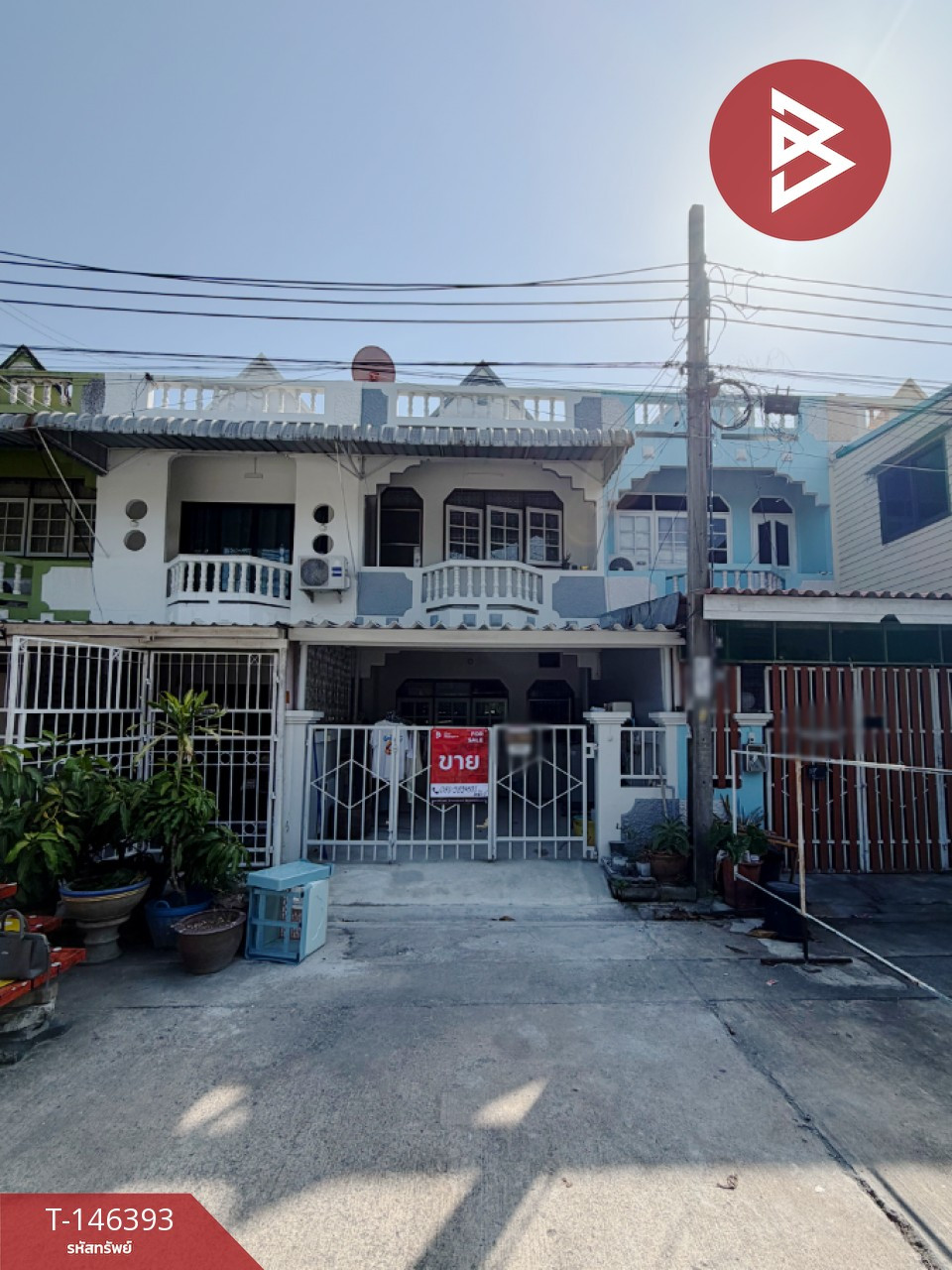 Townhouse for sale, PS Villa, Phetkasem 69, Nong Khaem, Bangkok.
