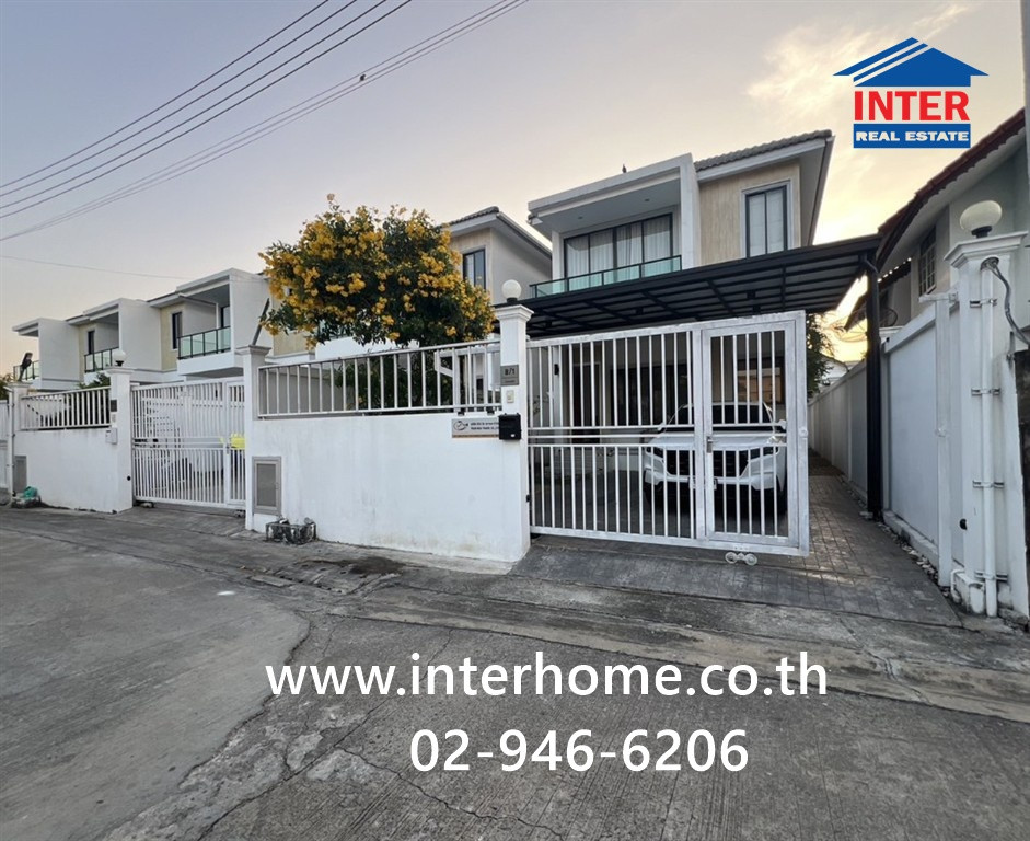 2-story detached house, 39.4 sq m. Detached house near MRT Khubon, Soi Khubon 27, Intersection 4, Ramintra Road, Khubon Road, Khan Na Yao District, Bangkok.