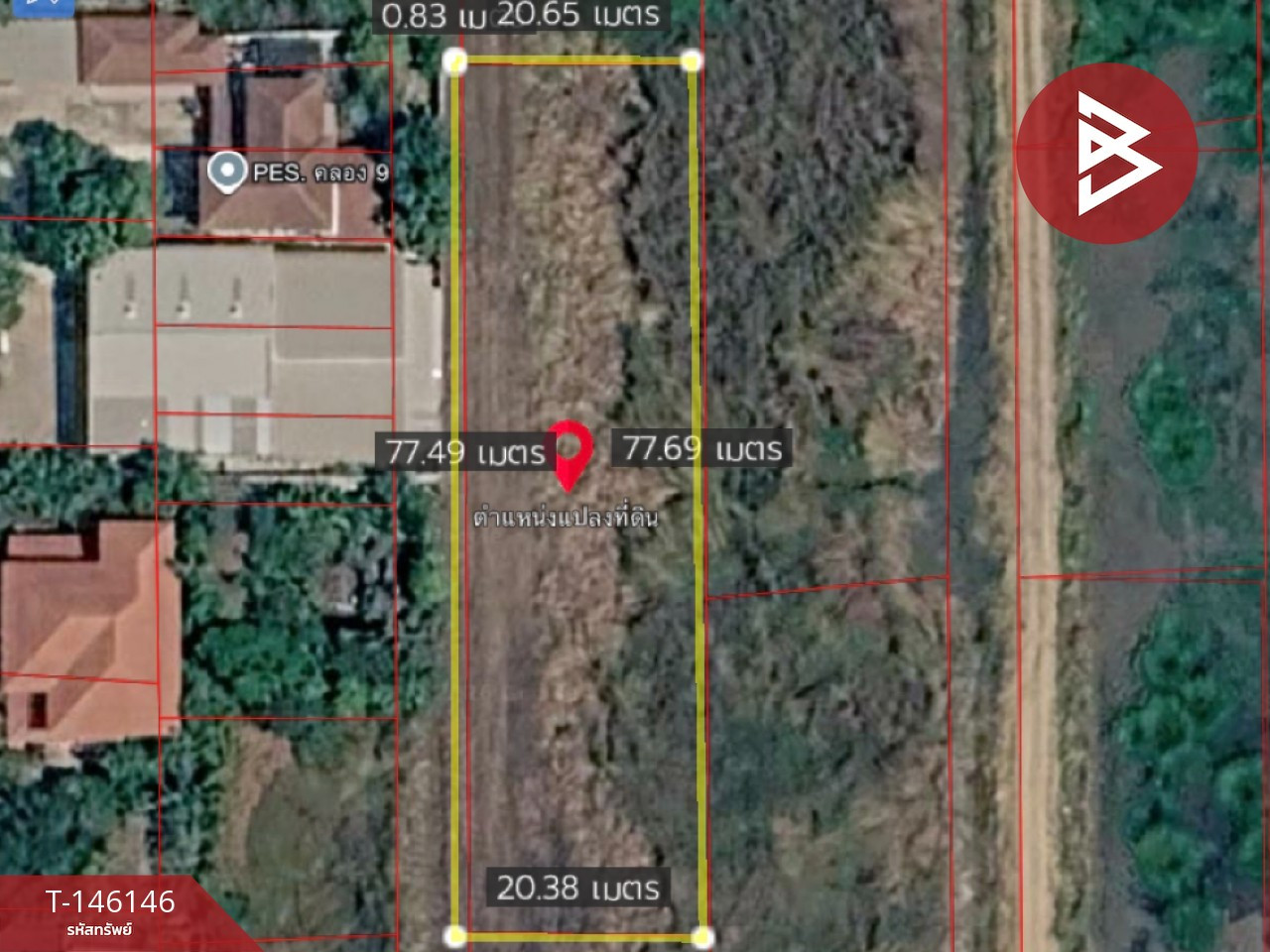 Land for sale, area 1 rai, Thanyaburi, Pathum Thani – รูปที่ 4