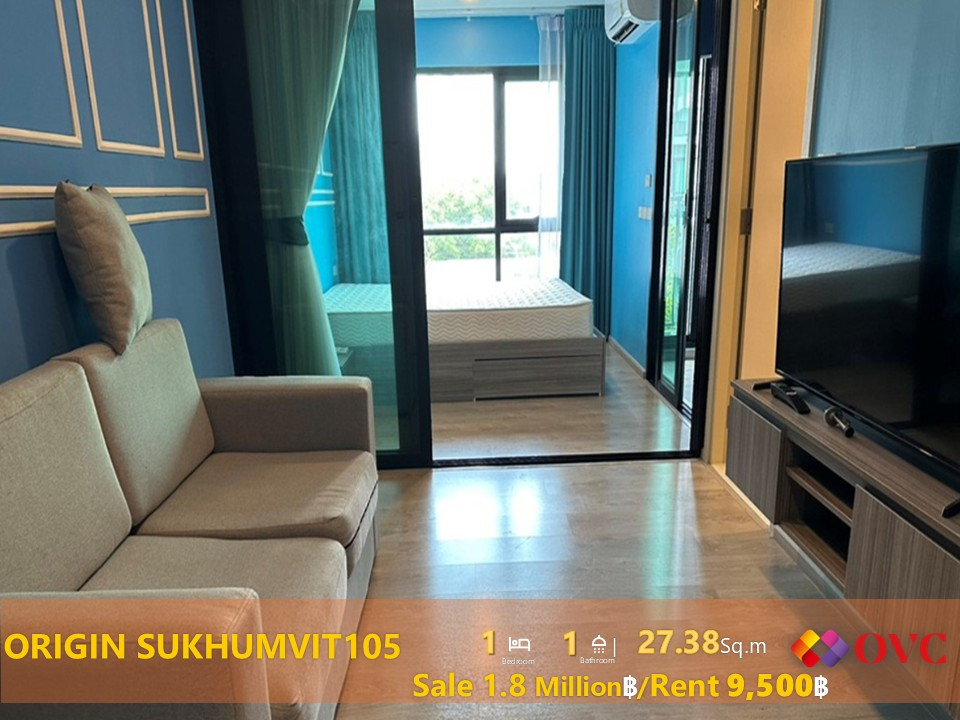 Available for Rent!! @ Origin Sukhumvit 105 Available for Rent!! @ Origin Sukhumvit 105