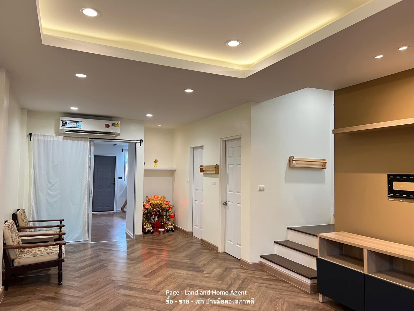 3-story townhouse for sale, Town Plus Theparak, good condition, ready to move in. – รูปที่ 3
