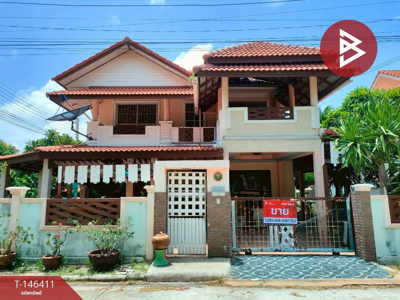 ขายบ้านเดี่ยว 2 ชั้น หมู่บ้านสุขุมวิท1 เฟส1 บางสมัคร ฉะเชิงเทรา – รูปที่ 2
