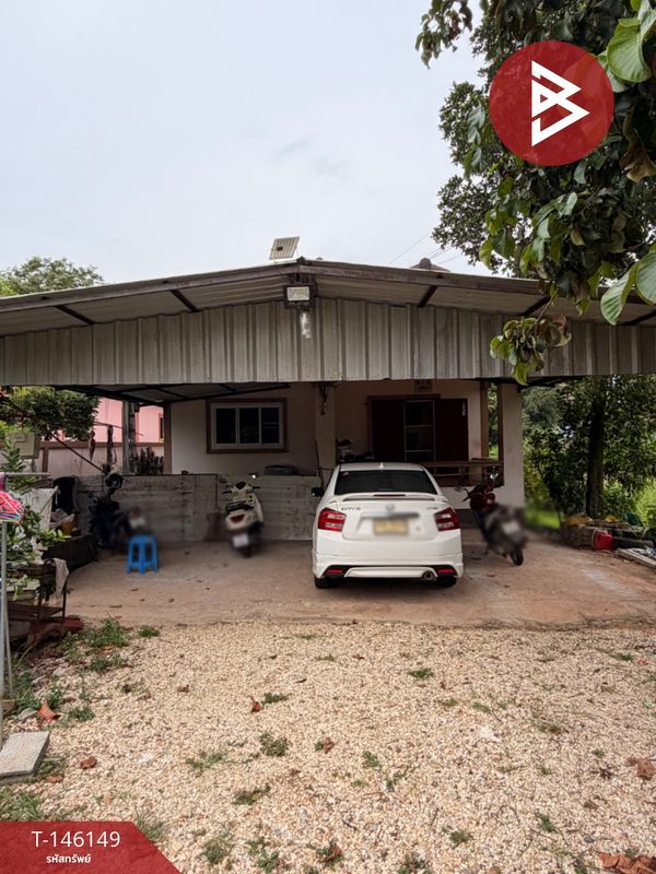 Single house for sale, area 1 ngan, long plot, Chachoengsao.