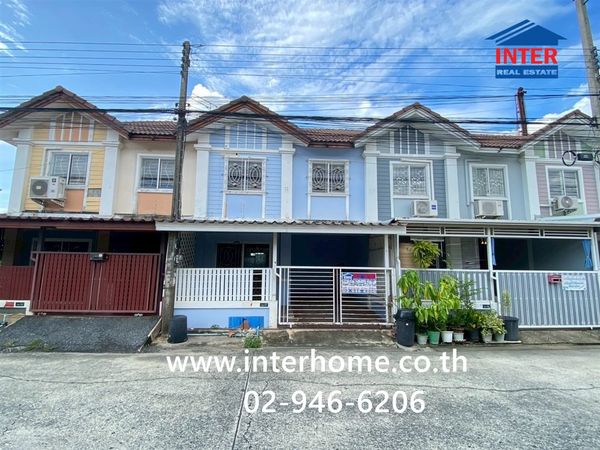 ทาวน์เฮ้าส์ 2 ชั้น 16.1 ตร.ว. หมู่บ้านพฤกษา 44 รังสิต-คลอง 2 ใกล้ตลาดไท ซอยรังสิต-นครนายก31 ถนนรังสิต-นครนายก ถนนเลียบคลองสอง คลองหลวง ปทุมธานี