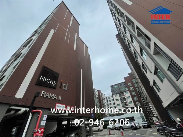 Condominium 29.77 sq m. Niche ID Rama 2-Dao Khanong, Rama 2 Road, Suksawat Road, Chom Thong District, Bangkok.
