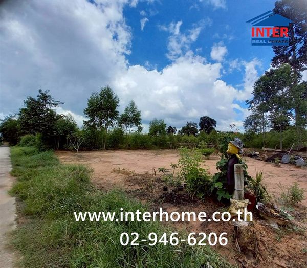 Empty land 800 sq m, Ban Nong Bon, Village No. 8, opposite Wat Hong Phuang Thewa Road, Road 3462, Mueang Sa Kaeo, Sa Kaeo.