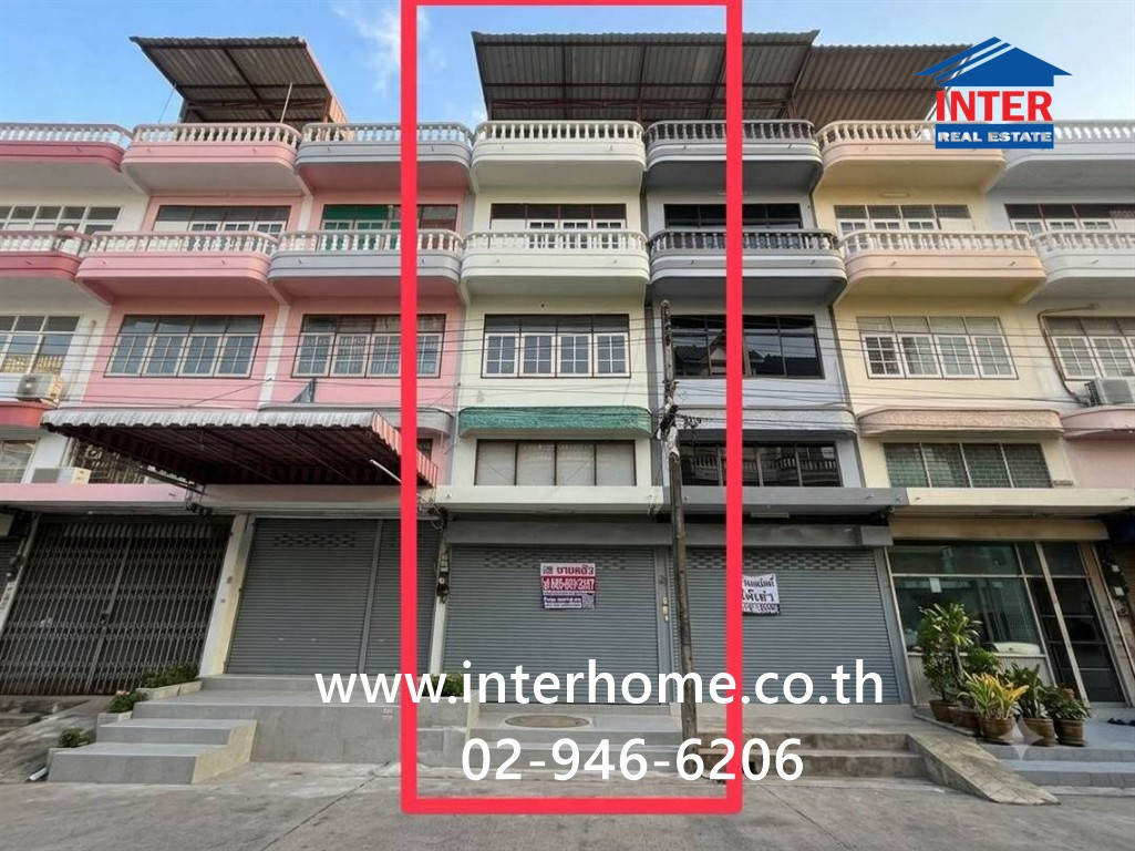 Commercial building, 3 floors, 16 sq m, Damrong Villa Village. Near Siam Om Noi Boxing Stadium Soi Phetkasem 87, Phetkasem Road, Phutthasakhon Road, Krathum Baen, Samut Sakhon Commercial building, 3 floors, 16 sq m, Damrong Villa Village. Near Siam Om Noi Boxing Stadium Soi Phetkasem 87, Phetkasem Road, Phutthasakhon Road, Krathum Baen, Samut Sakhon