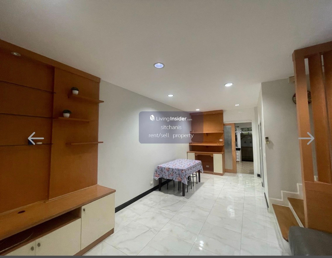 For rent, Baan Klang Muang Sathorn-Taksin 1, townhome, 3 floors, 20 square meters, near BTS Wutthakat. – รูปที่ 2