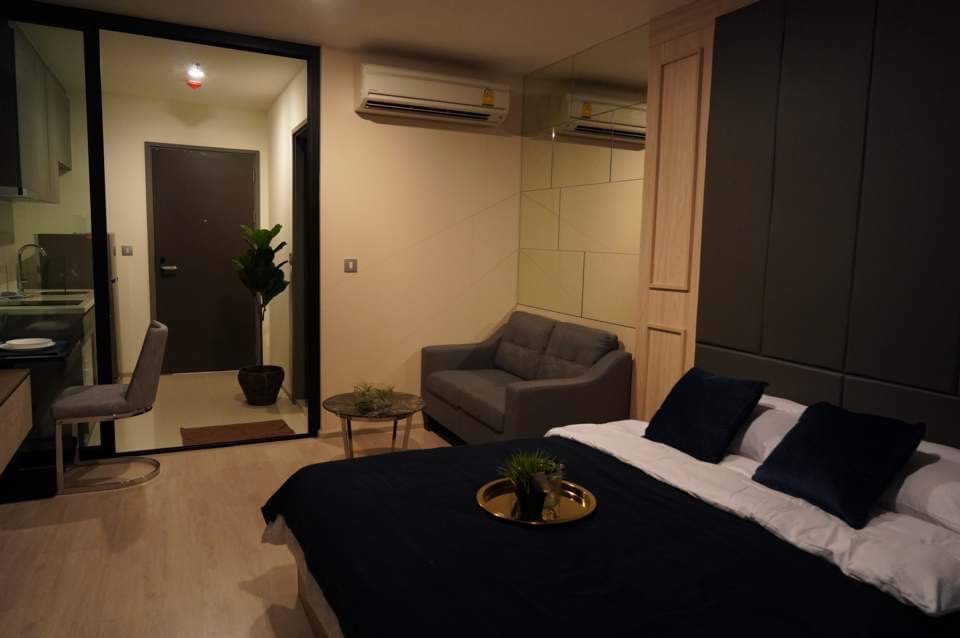 🔥ฺBest Deal🔥 For rent, best price in the project!!! 29 sq m. Beautiful room, fully decorated, complete with furniture + electricity, ready to move in @Rhythm Rangnam. – รูปที่ 2