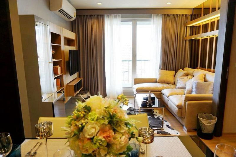 For sale/rent Rhythm Sathorn, 19th floor | Chao Phraya River curve view | Beautiful room, ready to move in