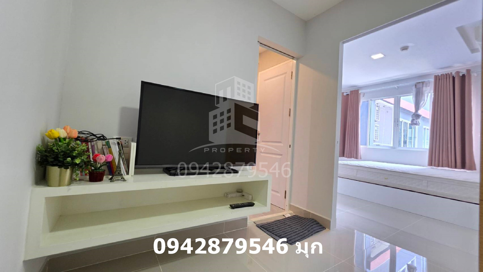 ขาย maple รัชดา 19 ชั้น 3 ขนาด 28.18 ตรม 1 Bed room ทำพื้นห้องใหม่เป็นกระเบื้องแล้ว – รูปที่ 4