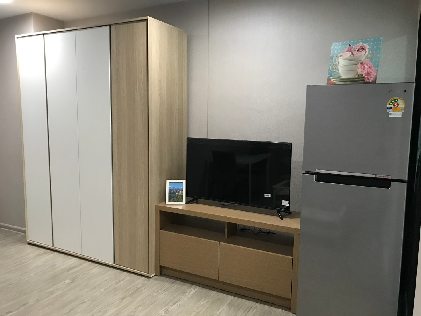 Condo for rent: Rye, Rye Hua Mak, Building B, 4th floor, corner room, very beautiful, rental price 10,000 baht. Condo for rent: Rye, Rye Hua Mak, Building B, 4th floor, corner room, very beautiful, rental price 10,000 baht.
