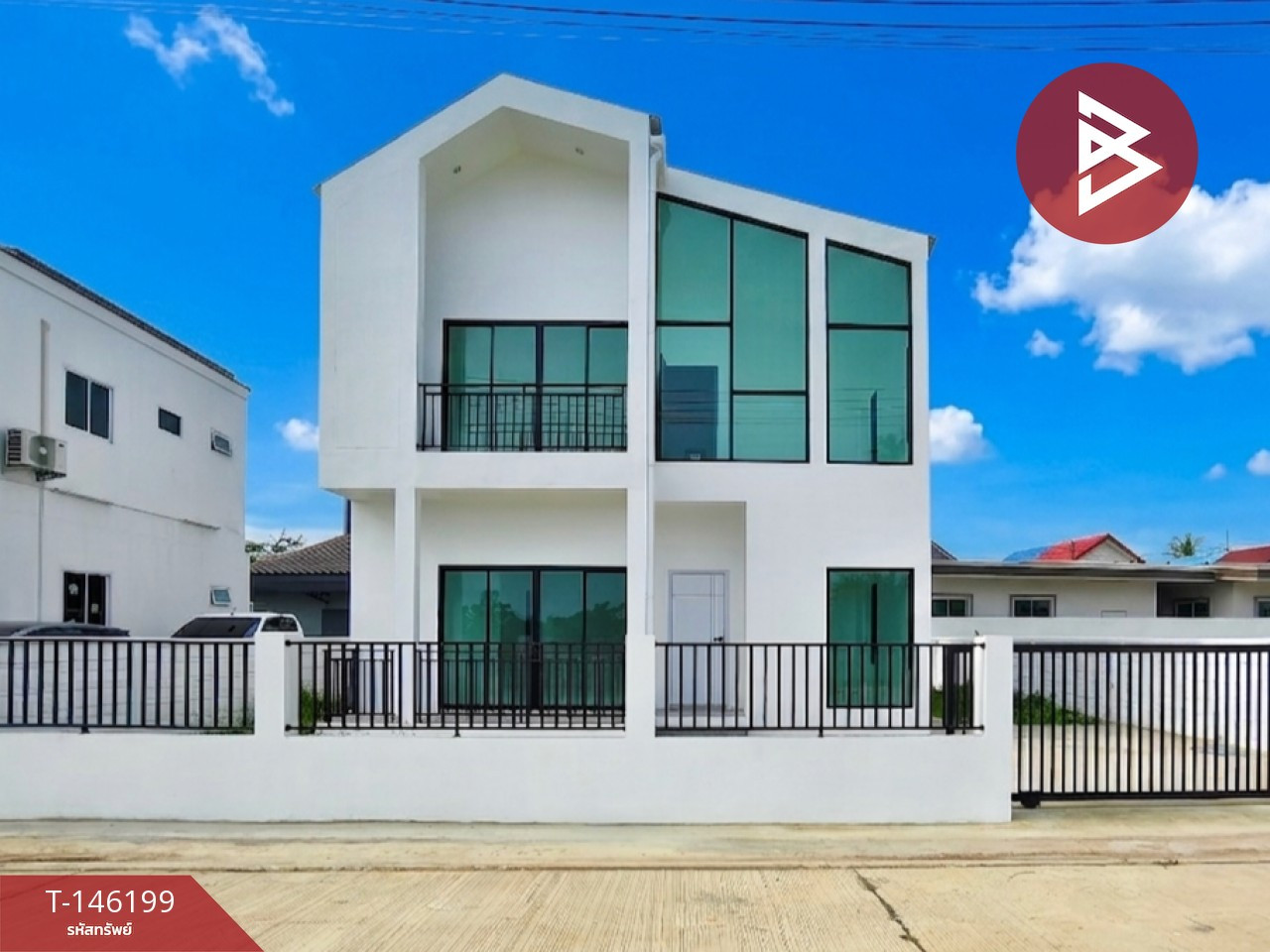 2-story detached house for sale, area 50 sq m, Ban Pong, Ratchaburi.