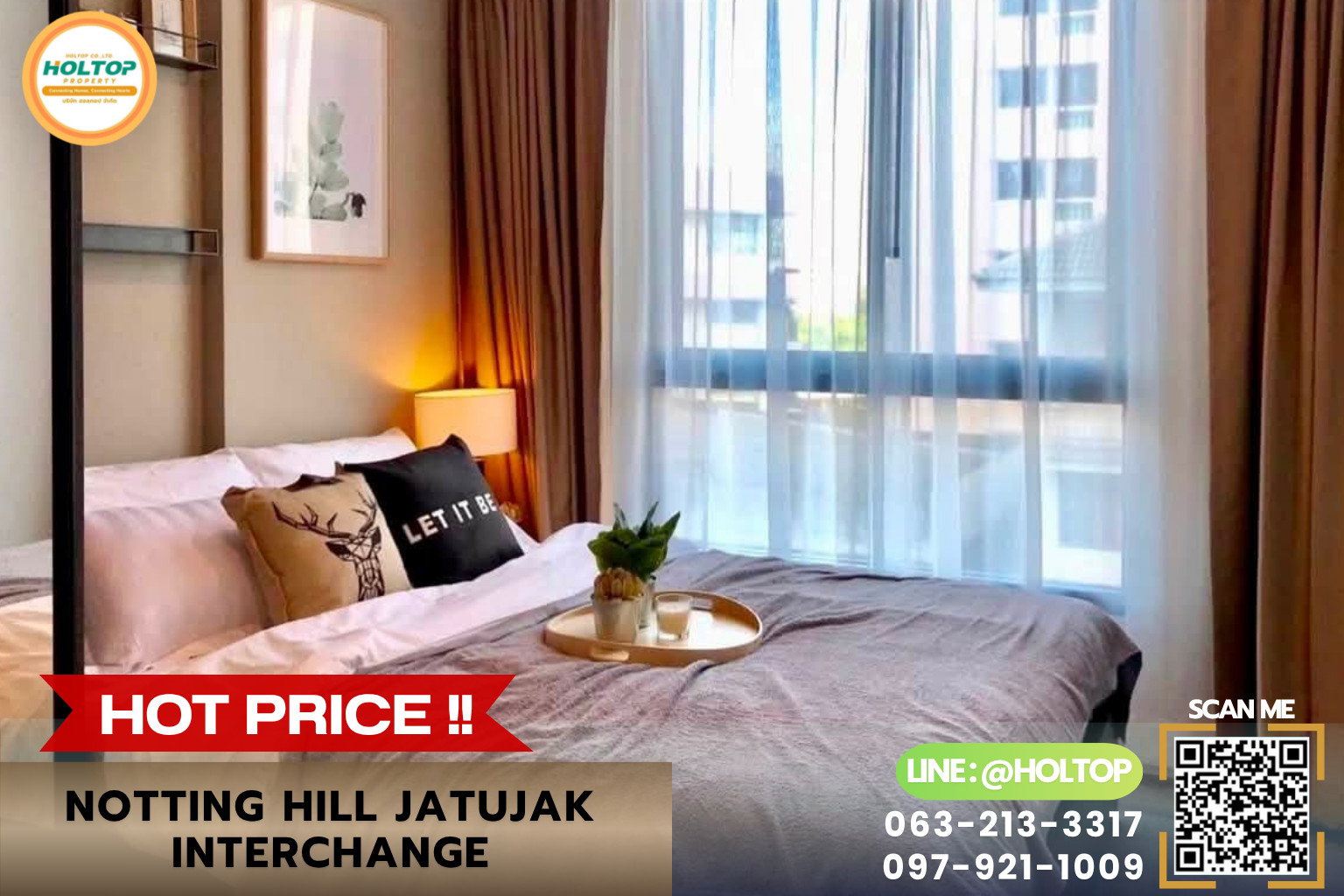 #E1154💕270769ให้เช่าคอนโด Notting Hill Jatujak Interchange #E1154💕270769ให้เช่าคอนโด Notting Hill Jatujak Interchange