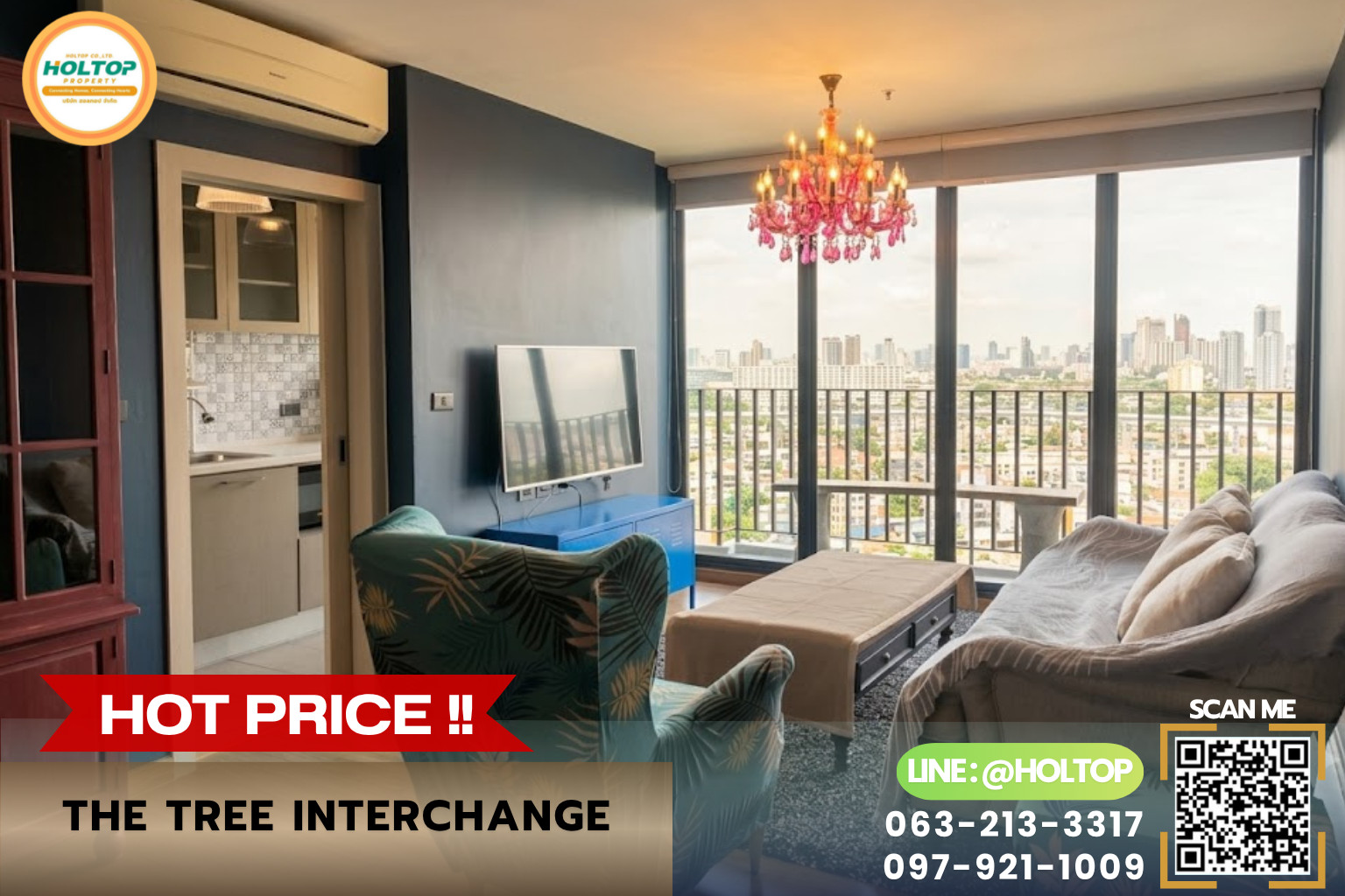 #E1161💕270769ให้เช่าคอนโด The Tree Interchange #E1161💕270769ให้เช่าคอนโด The Tree Interchange