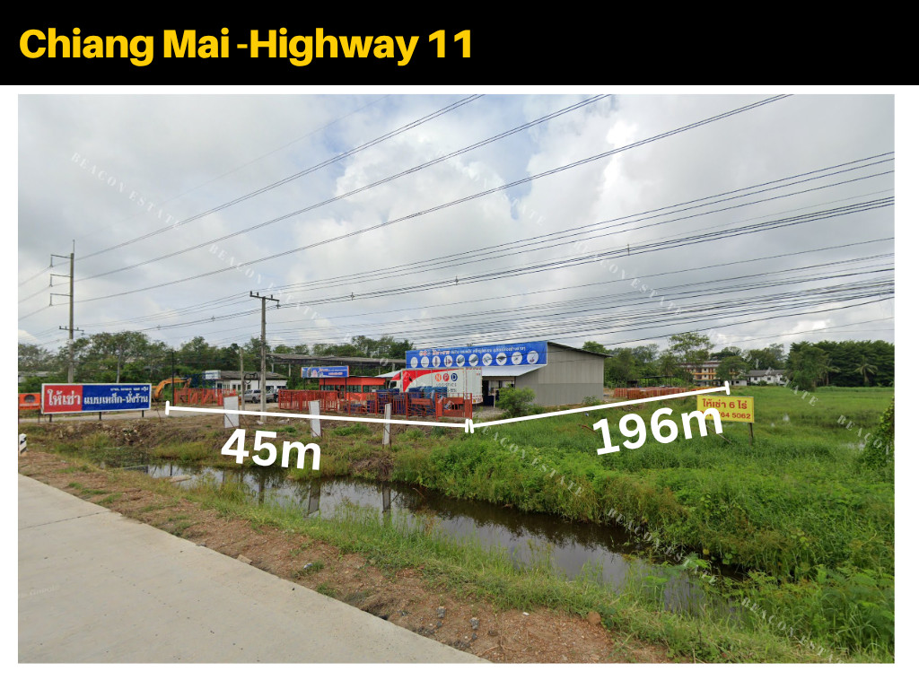 Land for sale next to the super highway. Chiang Mai–Lampang, potential location – รูปที่ 4