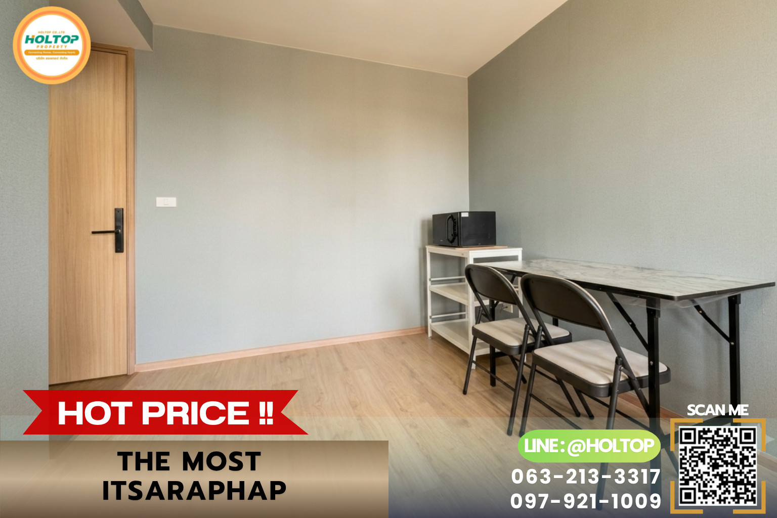 #E1170💕270769For Rent Condo The MOST Itsaraphap