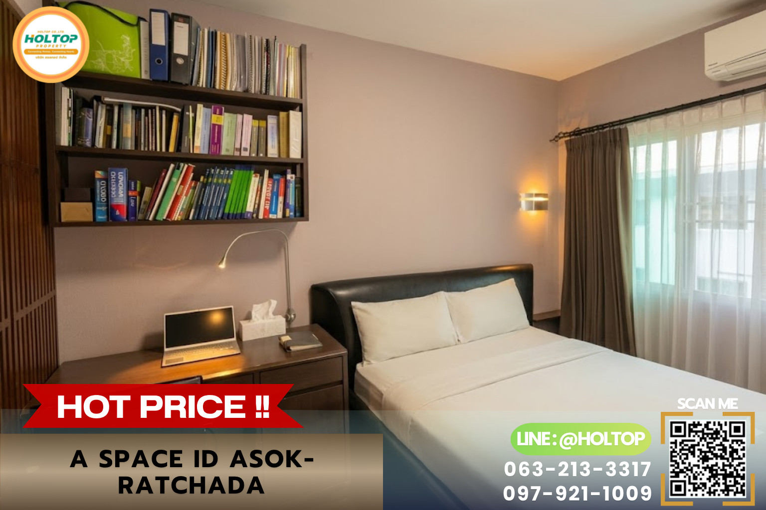 #E1159💕270769For Rent Condo A Space ID Asoke - Ratchada #E1159💕270769For Rent Condo A Space ID Asoke - Ratchada