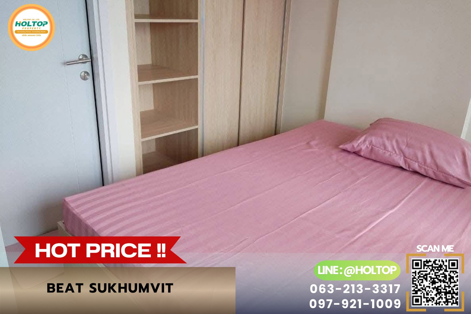 #R10699  🎉 260769 ให้เช่าคอนโด Beat Sukhumvit