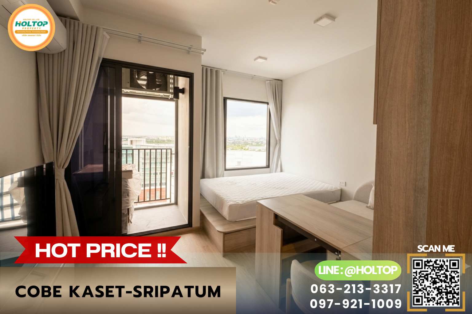 #E1174💕270769For Rent Condo COBE Kaset-Sripatum #E1174💕270769For Rent Condo COBE Kaset-Sripatum