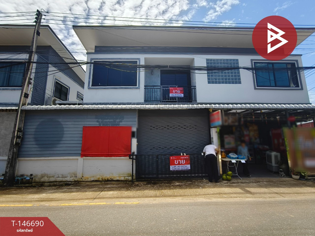 2-story semi-detached house for sale, area 25 sq m, Tha Chang, Chanthaburi.