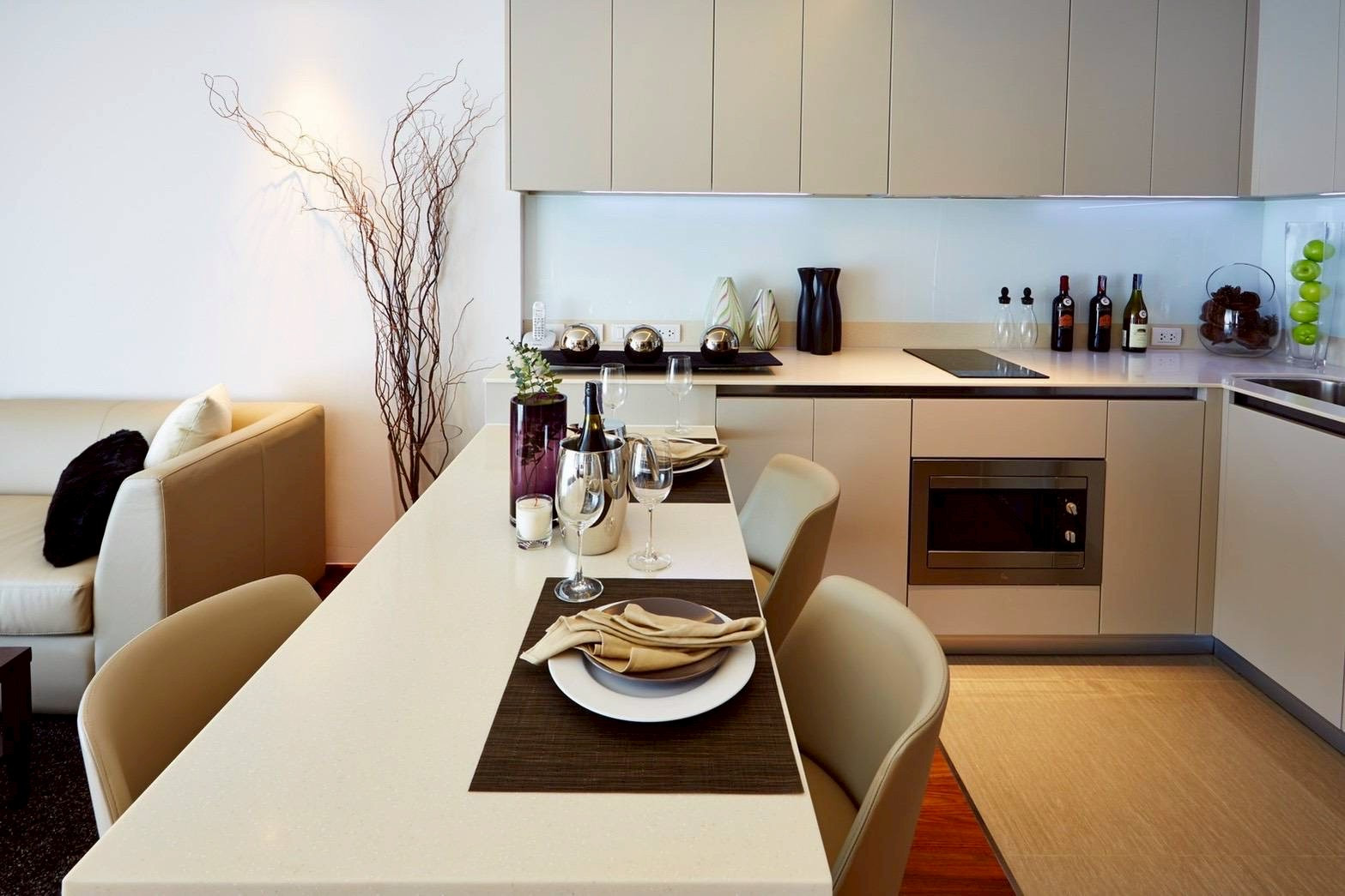 ให้เช่า คอนโด The Residence @61 ทองหล่อ ขนาด 52 ตร.ม. 1 ห้องนอน 1 ห้องน้ำ ตกแต่งครบ พร้อมแม่บ้าน 3 ครั้ง/สัปดาห์ ใกล้ BTS เอกมัย 60,000 บาท/เดือน – รูปที่ 2