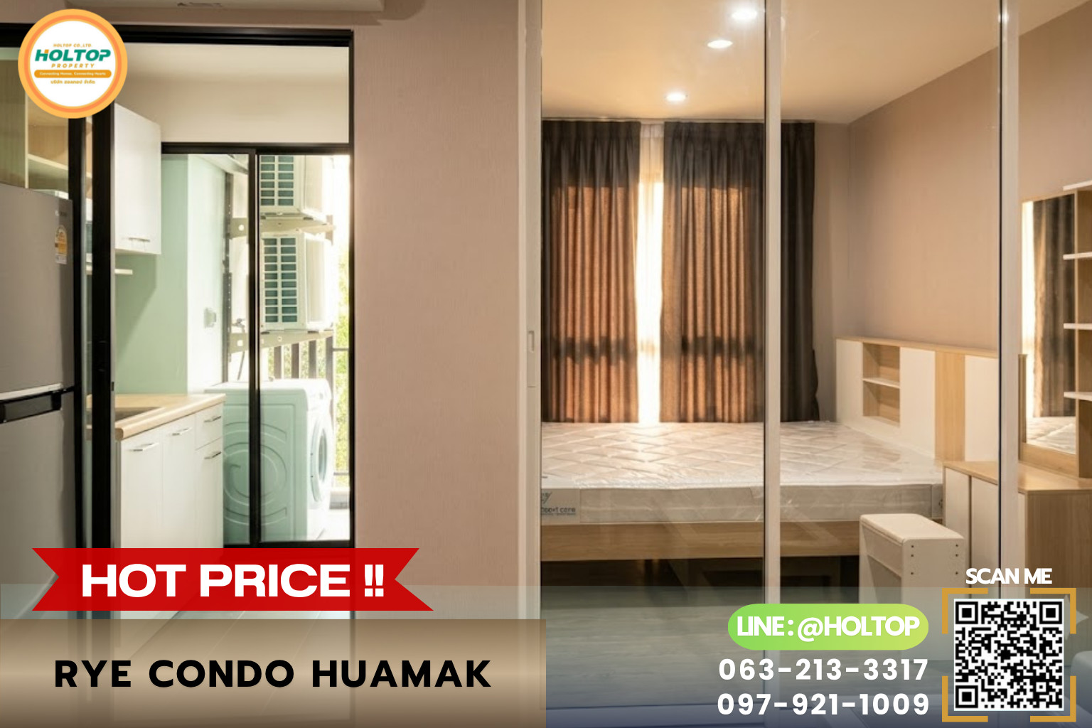 #E1167💕270769For Rent Condo Rye Huamak #E1167💕270769For Rent Condo Rye Huamak