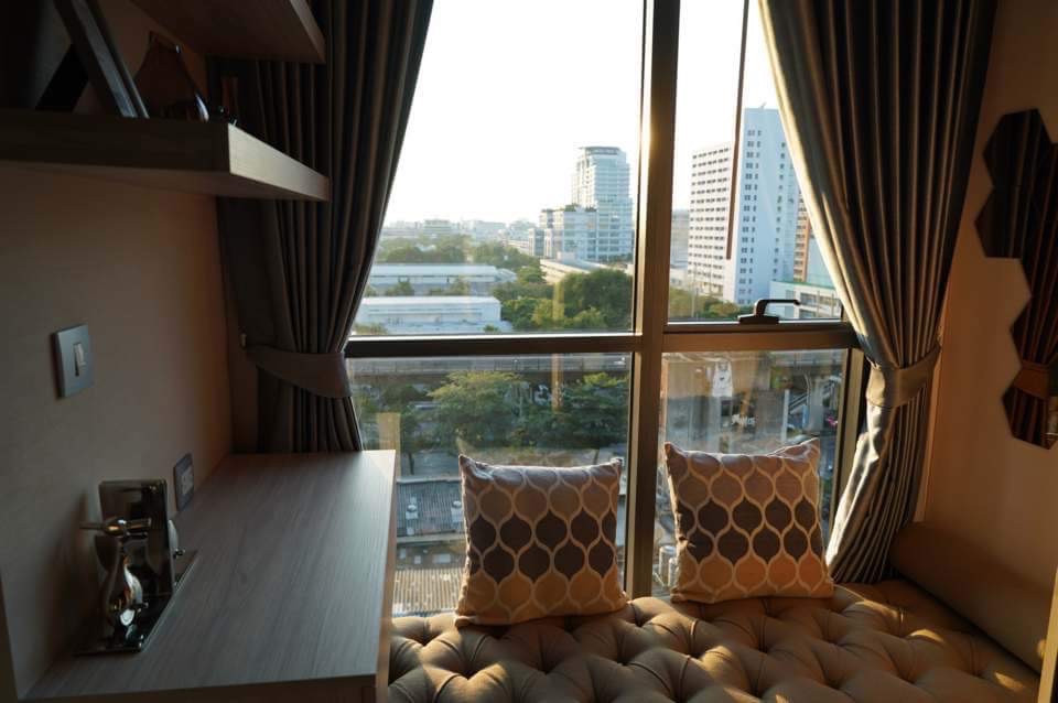 🔥ฺBest Deal🔥 For rent, best price in the project!!! 29 sq m. Beautiful room, fully decorated, complete with furniture + electricity, ready to move in @Rhythm Rangnam. – รูปที่ 3