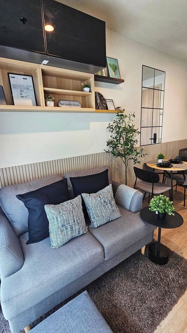 🏙️✨ For rent NUE District R9 | Fully furnished room, ready to move in, near MRT Rama 9, just walk less than 5 minutes ✨