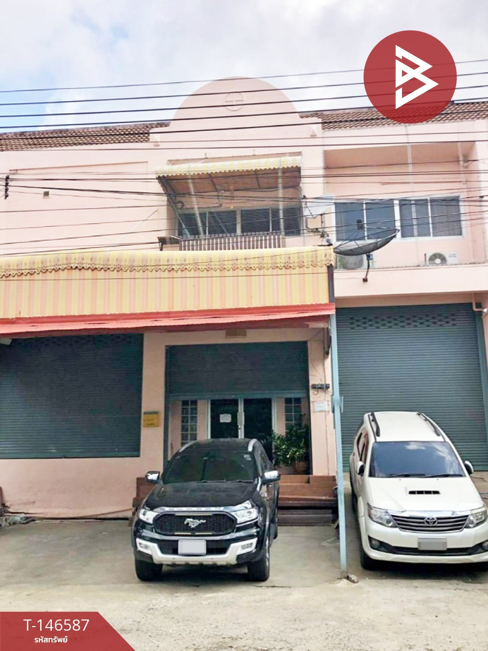 For sale/rent, warehouse with office, area 1 ngan 32 sq m, Bang Bo, Samut Prakan.
