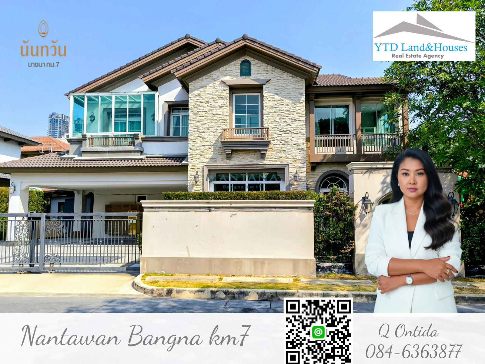 Luxury house For Sale/Rent at Nantawan Bangna km7 M-Size Listing no: YT01-2501 Luxury house For Sale/Rent at Nantawan Bangna km7 M-Size Listing no: YT01-2501