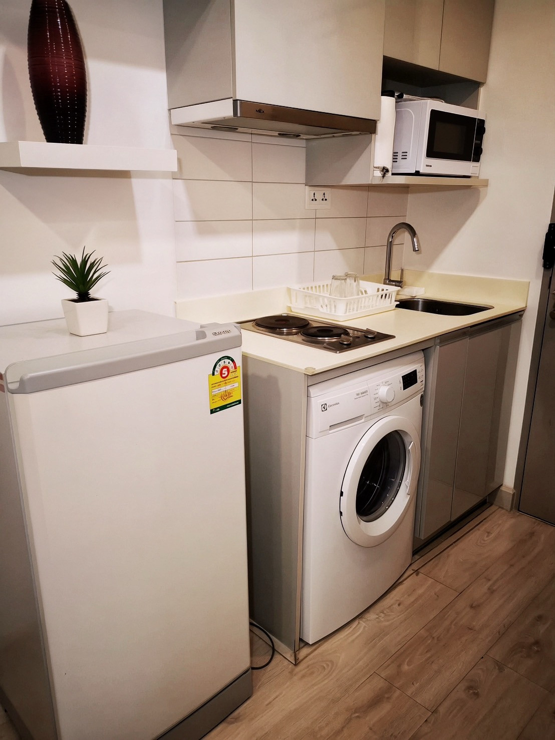 📍Hot for rent | Ideo Mobi Suk 81 | Studio 22sq.m with 12,000 THB/Month minimum 1 year contract | Fully furnished with washing machine | for more info. pls add line ID : @donly2530  – รูปที่ 3