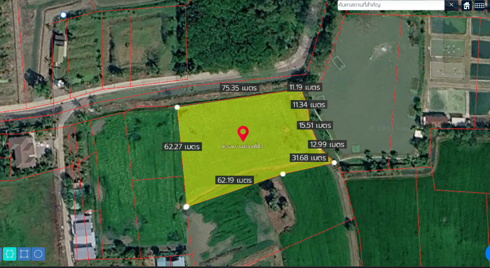 Land for sale, Nakhon Chai Si - Ngio Rai, Nakhon Pathom Province, area 2 rai 3 ngan 28 sq m. Land for sale, Nakhon Chai Si - Ngio Rai, Nakhon Pathom Province, area 2 rai 3 ngan 28 sq m.