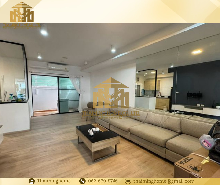 บ้าน ทาวน์โฮม ให้เช่า Indy 5 Bangna Km.7 ใกล้ Mega Bangna 3นอน 3น้ำ พร้อมเข้าอยู่(TT8-2426) – รูปที่ 2